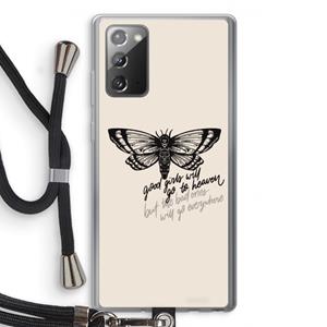CaseCompany Good or bad: Samsung Galaxy Note 20 / Note 20 5G Transparant Hoesje met koord