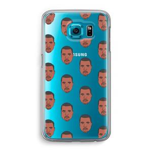 CaseCompany Kanye Call Me℃: Samsung Galaxy S6 Transparant Hoesje