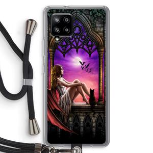 CaseCompany Kinderen van de nacht: Samsung Galaxy A42 5G Transparant Hoesje met koord