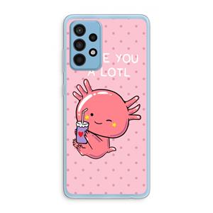 CaseCompany Love You A Lotl: Samsung Galaxy A52 Transparant Hoesje