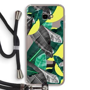 CaseCompany Fantasie jungle: Samsung Galaxy J4 Plus Transparant Hoesje met koord