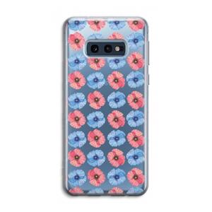 CaseCompany Klaproosjes: Samsung Galaxy S10e Transparant Hoesje