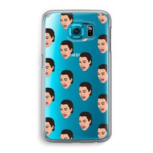 CaseCompany Ugly Cry Call: Samsung Galaxy S6 Transparant Hoesje