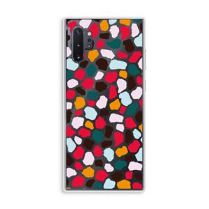 CaseCompany Colored Giraffe: Samsung Galaxy Note 10 Plus Transparant Hoesje