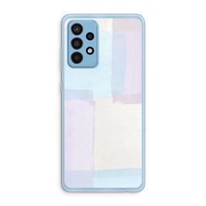 CaseCompany Square pastel: Samsung Galaxy A52 Transparant Hoesje