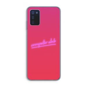 CaseCompany Vice Glow: Samsung Galaxy A03s Transparant Hoesje