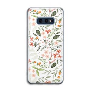 CaseCompany Sweet little flowers: Samsung Galaxy S10e Transparant Hoesje