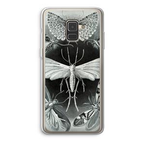 CaseCompany Haeckel Tineida: Samsung Galaxy A8 (2018) Transparant Hoesje