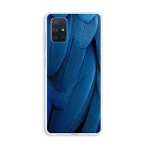 CaseCompany Pauw: Galaxy A71 Transparant Hoesje