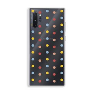 CaseCompany Bollen: Samsung Galaxy Note 10 Plus Transparant Hoesje