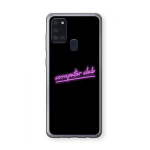 CaseCompany Vice Black: Samsung Galaxy A21s Transparant Hoesje
