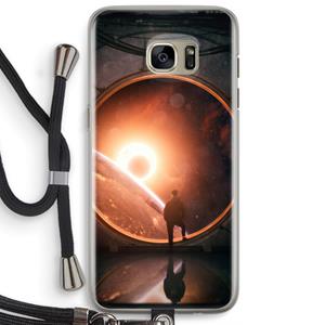 CaseCompany Ephemeral: Samsung Galaxy S7 Edge Transparant Hoesje met koord