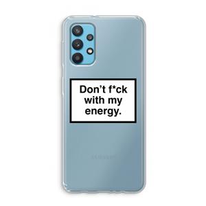 CaseCompany My energy: Samsung Galaxy A32 4G Transparant Hoesje