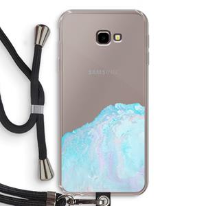CaseCompany Fantasie pastel: Samsung Galaxy J4 Plus Transparant Hoesje met koord