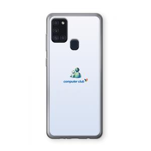 CaseCompany MSN: Samsung Galaxy A21s Transparant Hoesje