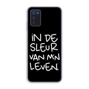 CaseCompany De Sleur: Samsung Galaxy A03s Transparant Hoesje