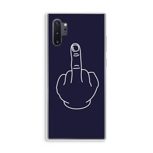 CaseCompany F**k U: Samsung Galaxy Note 10 Plus Transparant Hoesje