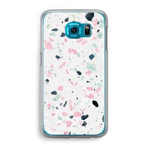 CaseCompany Terrazzo N°3: Samsung Galaxy S6 Transparant Hoesje