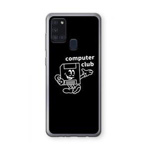 CaseCompany Floppyhead: Samsung Galaxy A21s Transparant Hoesje