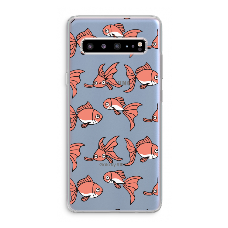 CaseCompany Blub: Samsung Galaxy S10 5G Transparant Hoesje