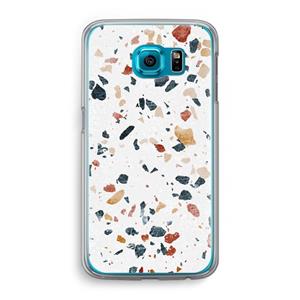 CaseCompany Terrazzo N°4: Samsung Galaxy S6 Transparant Hoesje