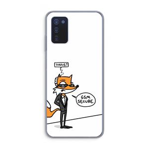 CaseCompany GSM secure: Samsung Galaxy A03s Transparant Hoesje
