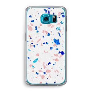 CaseCompany Terrazzo N°6: Samsung Galaxy S6 Transparant Hoesje