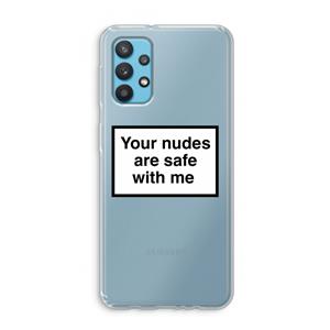 CaseCompany Safe with me: Samsung Galaxy A32 4G Transparant Hoesje