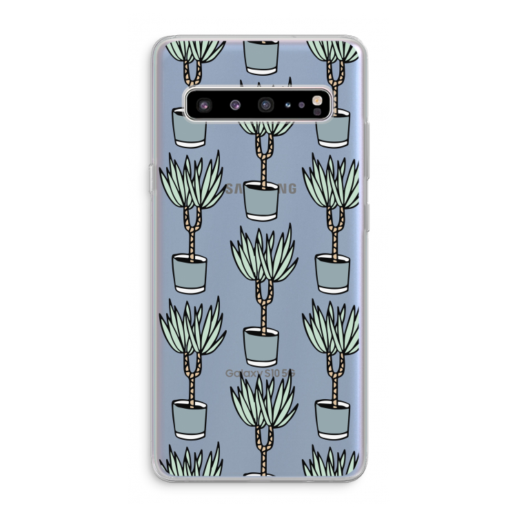 CaseCompany Boompje: Samsung Galaxy S10 5G Transparant Hoesje