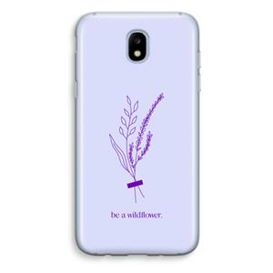 CaseCompany Be a wildflower: Samsung Galaxy J5 (2017) Transparant Hoesje