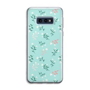 CaseCompany Small white flowers: Samsung Galaxy S10e Transparant Hoesje