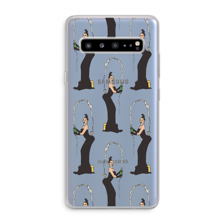 CaseCompany Pop Some Kim: Samsung Galaxy S10 5G Transparant Hoesje