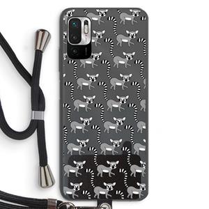 CaseCompany Makis: Xiaomi Redmi Note 10 5G Transparant Hoesje met koord