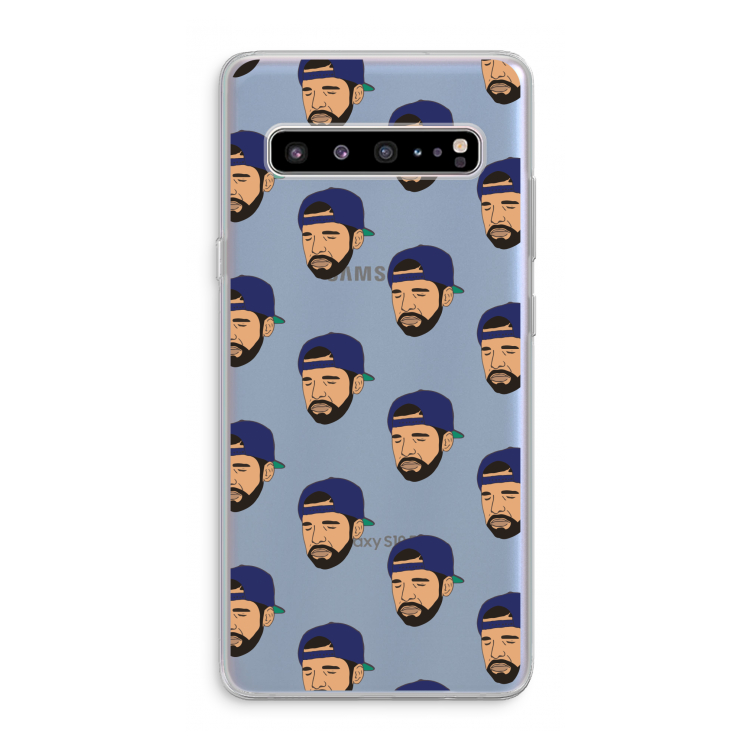 CaseCompany Drake Away: Samsung Galaxy S10 5G Transparant Hoesje