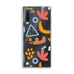 CaseCompany Abstract: Samsung Galaxy Note 10 Plus Transparant Hoesje