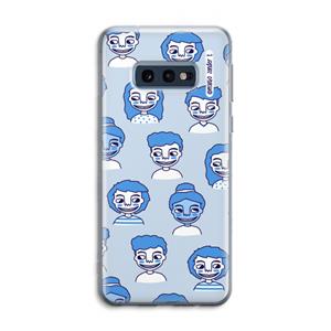 CaseCompany Gezichtjes: Samsung Galaxy S10e Transparant Hoesje