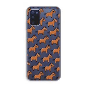 CaseCompany Pony: Samsung Galaxy A03s Transparant Hoesje