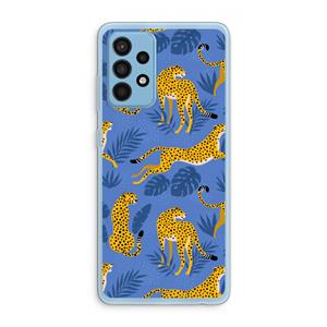 CaseCompany Luipaard: Samsung Galaxy A52 Transparant Hoesje