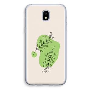 CaseCompany Beleaf in you: Samsung Galaxy J5 (2017) Transparant Hoesje