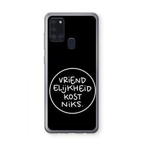 CaseCompany Vriendelijkheid: Samsung Galaxy A21s Transparant Hoesje