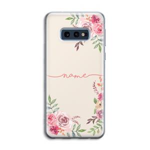 CaseCompany Rozen: Samsung Galaxy S10e Transparant Hoesje