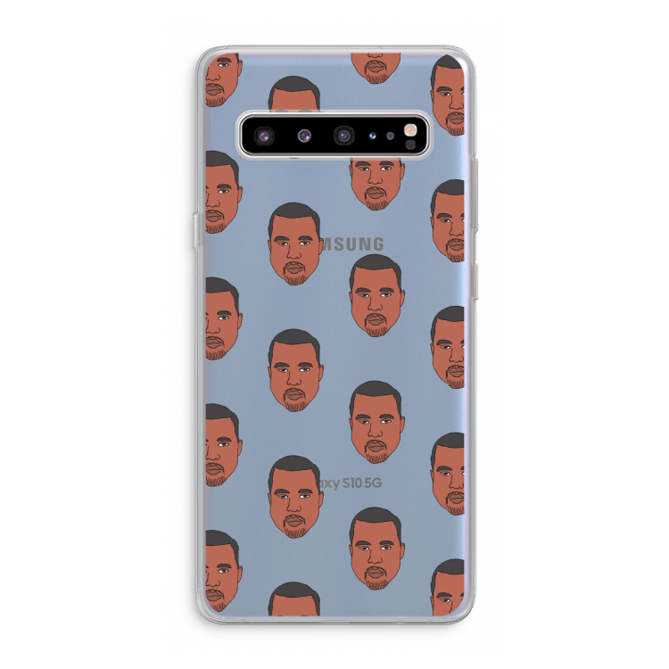 CaseCompany Kanye Call Me℃: Samsung Galaxy S10 5G Transparant Hoesje