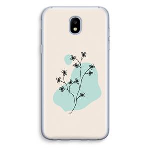 CaseCompany Love your petals: Samsung Galaxy J5 (2017) Transparant Hoesje