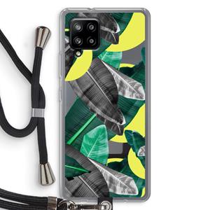 CaseCompany Fantasie jungle: Samsung Galaxy A42 5G Transparant Hoesje met koord