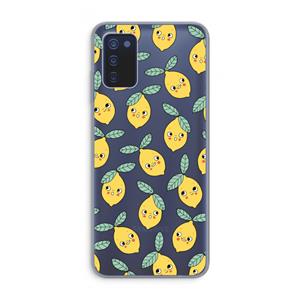 CaseCompany Citroenen: Samsung Galaxy A03s Transparant Hoesje