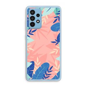 CaseCompany Tropisch: Samsung Galaxy A52 Transparant Hoesje