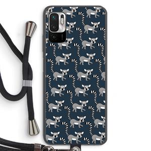 CaseCompany Makis: Xiaomi Redmi Note 10 5G Transparant Hoesje met koord