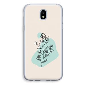 CaseCompany Violets are blue: Samsung Galaxy J5 (2017) Transparant Hoesje