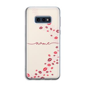 CaseCompany Kusjes: Samsung Galaxy S10e Transparant Hoesje