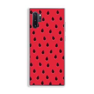 CaseCompany Watermelon: Samsung Galaxy Note 10 Plus Transparant Hoesje